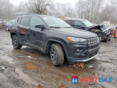 Czwarte zdjęcie samochodu z boku: 2025 JEEP COMPASS LIMITED VIN:3C4NJDCNXST576587 - miniatura