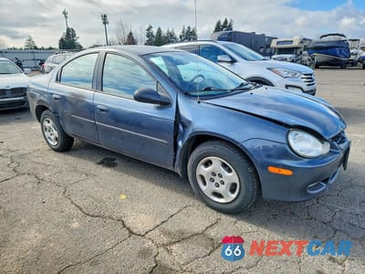 Czwarte zdjęcie samochodu z boku: 2002 DODGE NEON S VIN:1B3ES16C02D605088 - miniatura