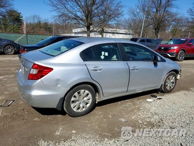Trzecie zdjęcie samochodu z tyłu: 2012 HONDA CIVIC LX VIN:19XFB2F54CE325619 - miniatura