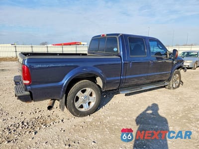 Trzecie zdjęcie samochodu z tyłu: 2005 FORD F250 SUPER DUTY VIN:1FTSW21P75EC68181 - miniatura