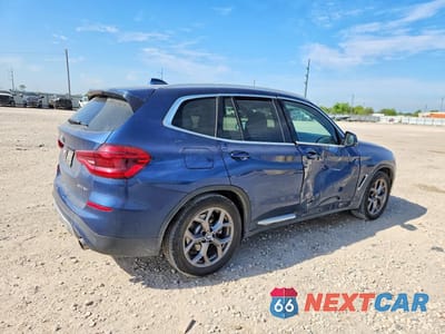 Trzecie zdjęcie samochodu z tyłu: 2020 BMW X3 SDRIVE30I VIN:5UXTY3C0XL9C47367 - miniatura