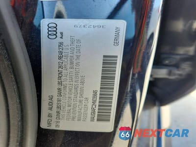 Zdjęcie 13 z 13 samochodu: 2017 AUDI A6 PREMIUM PLUS VIN:WAUG8AFC2HN039845 - miniatura