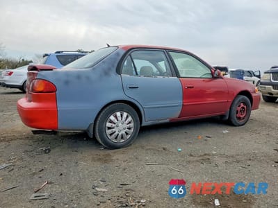 Trzecie zdjęcie samochodu z tyłu: 2001 TOYOTA COROLLA LE VIN:2T1BR12E01C384821 - miniatura