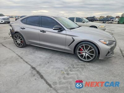 Czwarte zdjęcie samochodu z boku: 2021 GENESIS G70 3.3T VIN:KMTG74LE7MU071785 - miniatura
