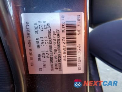 Zdjęcie 13 z 13 samochodu: 2014 MAZDA 6 GRAND TOURING VIN:JM1GJ1W61E1146390 - miniatura