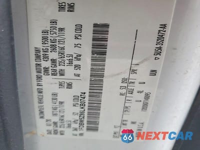 Zdjęcie 13 z 13 samochodu: 2020 FORD TRANSIT DELIVERY TRUCK VIN:1FDBW5Z86LKB07474 - miniatura