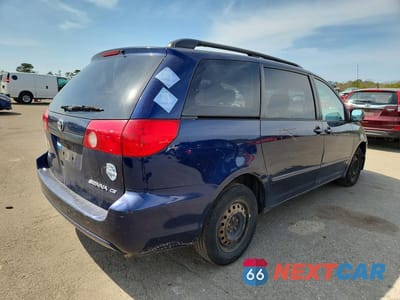 Trzecie zdjęcie samochodu z tyłu: 2007 TOYOTA SIENNA CE 7-PASSENGER VIN:5TDZK23CX7S079221 - miniatura