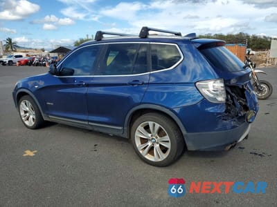Drugie zdjęcie samochodu z przodu: 2013 BMW X3 XDRIVE35I VIN:5UXWX7C57DL977788 - miniatura