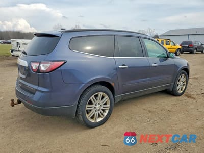 Trzecie zdjęcie samochodu z tyłu: 2013 CHEVROLET TRAVERSE LT VIN:1GNKVGKD8DJ116699 - miniatura