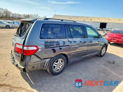 Trzecie zdjęcie samochodu z tyłu: 2007 HONDA ODYSSEY EX VIN:5FNRL38497B451690 - miniatura