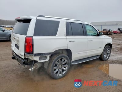 Trzecie zdjęcie samochodu z tyłu: 2018 CHEVROLET TAHOE K1500 PREMIER VIN:1GNSKCKC9JR151788 - miniatura