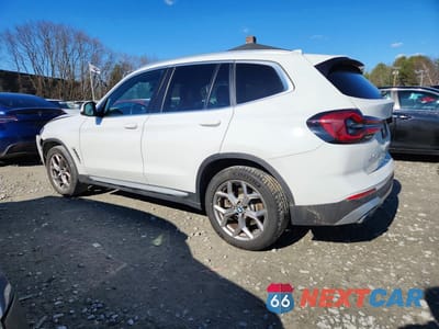 Drugie zdjęcie samochodu z przodu: 2022 BMW X3 XDRIVE30I VIN:5UX53DP02N9M86533 - miniatura