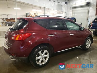 Trzecie zdjęcie samochodu z tyłu: 2010 NISSAN MURANO S VIN:JN8AZ1MW8AW117083 - miniatura
