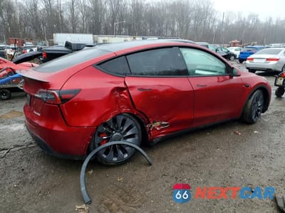 Trzecie zdjęcie samochodu z tyłu: 2024 TESLA MODEL Y VIN:7SAYGDEF6RF046078 - miniatura