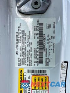 Zdjęcie 10 z 10 samochodu: 2019 FORD MUSTANG GT VIN:1FA6P8CF5K5186389 - miniatura