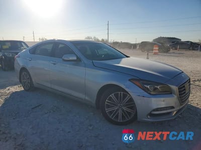 Czwarte zdjęcie samochodu z boku: 2018 GENESIS G80 3.8 VIN:KMHGN4JE1JU224420 - miniatura