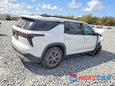 Trzecie zdjęcie samochodu z tyłu: 2024 CHEVROLET TRAVERSE LT VIN:1GNERGKS4RJ191570 - miniatura