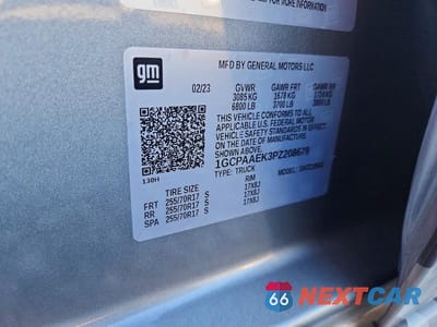 Zdjęcie 12 z 12 samochodu: 2023 CHEVROLET SILVERADO C1500 VIN:1GCPAAEK3PZ208679 - miniatura