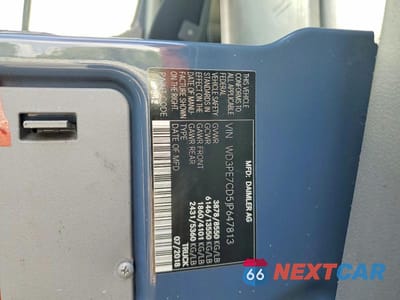 Zdjęcie 12 z 12 samochodu: 2018 MERCEDES BENZ SPRINTER 2500 DELIVERY VAN VIN:WD3PE7CD5JP647813 - miniatura