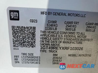 Zdjęcie 13 z 13 samochodu: 2024 GMC SIERRA K2500 DENALI VIN:1GT49REYXRF103026 - miniatura