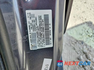 Zdjęcie 13 z 13 samochodu: 2014 HONDA ODYSSEY EXL VIN:5FNRL5H6XEB052068 - miniatura