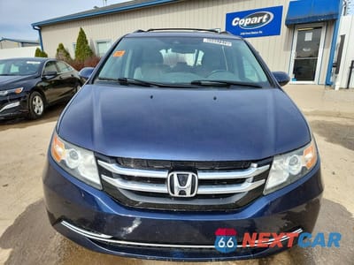 Piąte zdjęcie samochodu w środku: 2014 HONDA ODYSSEY EXL VIN:5FNRL5H68EB049881 - miniatura