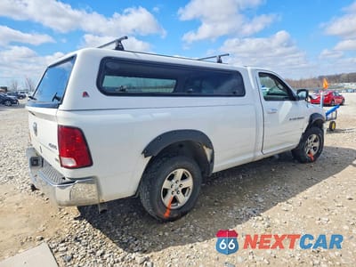 Trzecie zdjęcie samochodu z tyłu: 2012 DODGE RAM 1500 SLT VIN:3C6JD7EP4CG116672 - miniatura