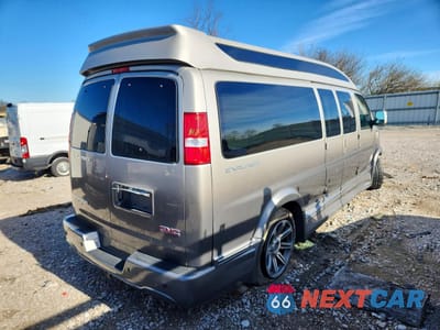 Trzecie zdjęcie samochodu z tyłu: 2020 GMC SAVANA G2500 VIN:1GTW7BFG5L1262505 - miniatura