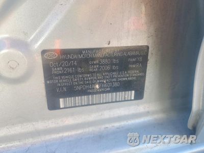 Zdjęcie 12 z 12 samochodu: 2015 HYUNDAI ELANTRA LIMITED VIN:5NPDH4AE5FH601380 - miniatura