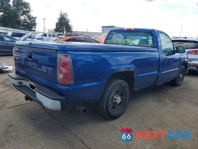 Trzecie zdjęcie samochodu z tyłu: 2004 CHEVROLET SILVERADO C1500 VIN:1GCEC14X74Z242974 - miniatura