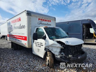 Czwarte zdjęcie samochodu z boku: 2012 GMC SAVANA BOX TRUCK VIN:1GD374CA1C1908603 - miniatura
