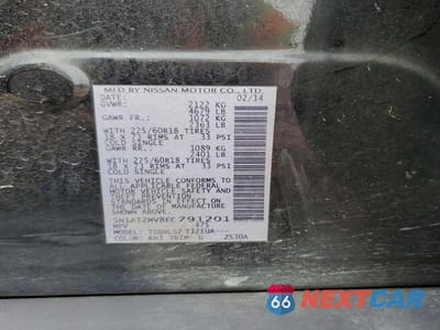Zdjęcie 12 z 12 samochodu: 2014 NISSAN ROGUE SL VIN:5N1AT2MV8EC791201 - miniatura