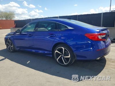 Drugie zdjęcie samochodu z przodu: 2022 HONDA ACCORD SPORT VIN:1HGCV1F32NA055185 - miniatura