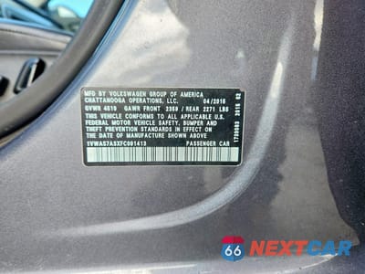 Zdjęcie 12 z 12 samochodu: 2015 VOLKSWAGEN PASSAT S VIN:1VWAS7A3XFC091413 - miniatura
