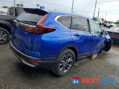 Trzecie zdjęcie samochodu z tyłu: 2021 HONDA CR-V EXL VIN:7FARW1H88ME024368 - miniatura