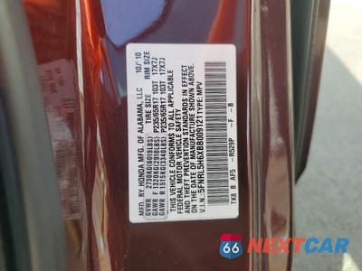 Zdjęcie 13 z 13 samochodu: 2011 HONDA ODYSSEY EXL VIN:5FNRL5H6XBB009121 - miniatura