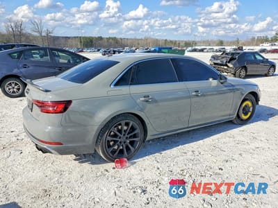 Trzecie zdjęcie samochodu z tyłu: 2019 AUDI S4 PRESTIGE VIN:WAUC4AF46KA026226 - miniatura