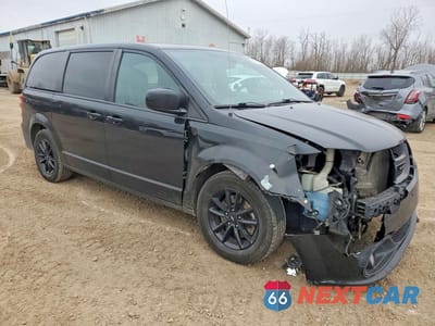 Czwarte zdjęcie samochodu z boku: 2019 DODGE GRAND CARAVAN GT VIN:2C4RDGEG6KR734967 - miniatura