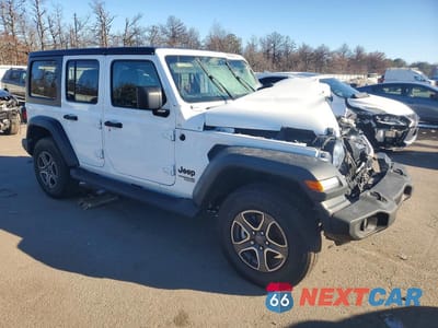 Czwarte zdjęcie samochodu z boku: 2021 JEEP WRANGLER VIN:1C4HJXDN6MW762749 - miniatura