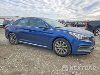 Czwarte zdjęcie samochodu z boku: 2015 HYUNDAI SONATA SPORT VIN:5NPE34AF6FH103359 - miniatura