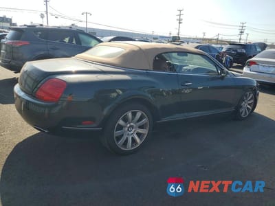 Trzecie zdjęcie samochodu z tyłu: 2008 BENTLEY CONTINENTAL GTC VIN:SCBDR33W68C057826 - miniatura