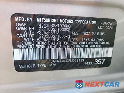 Zdjęcie 14 z 14 samochodu: 2024 MITSUBISHI OUTLANDER SPORT S VIN:JA4ARUAU3RU022139 - miniatura