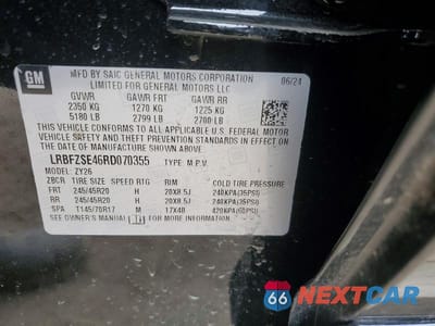 Zdjęcie 13 z 13 samochodu: 2024 BUICK ENVISION AVENIR VIN:LRBFZSE46RD070355 - miniatura