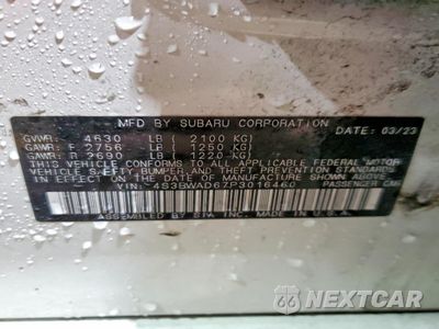 Zdjęcie 13 z 13 samochodu: 2023 SUBARU LEGACY PREMIUM VIN:4S3BWAD67P3016460 - miniatura