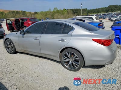 Drugie zdjęcie samochodu z przodu: 2018 INFINITI Q50 3.0T LUXE VIN:JN1EV7AR2JM436617 - miniatura
