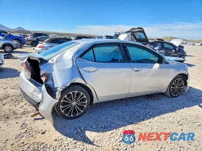 Trzecie zdjęcie samochodu z tyłu: 2016 TOYOTA COROLLA S PLUS VIN:2T1BURHE3GC593161 - miniatura