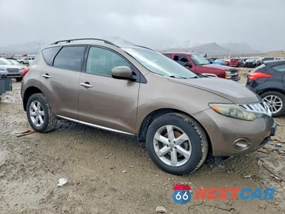 Czwarte zdjęcie samochodu z boku: 2009 NISSAN MURANO S VIN:JN8AZ18W49W158185 - miniatura