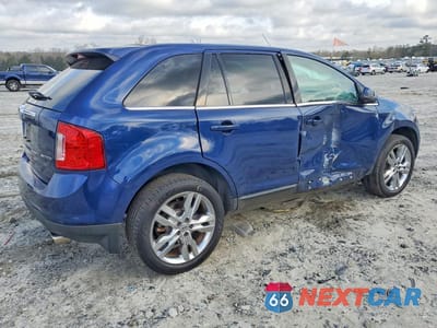 Trzecie zdjęcie samochodu z tyłu: 2012 FORD EDGE LIMITED VIN:2FMDK3KC5CBA82746 - miniatura