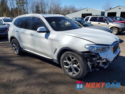 Czwarte zdjęcie samochodu z boku: 2020 BMW X3 XDRIVE30I VIN:5UXTY5C00L9C32744 - miniatura