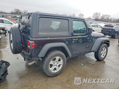 Trzecie zdjęcie samochodu z tyłu: 2021 JEEP WRANGLER SPORT VIN:1C4GJXAN1MW856392 - miniatura